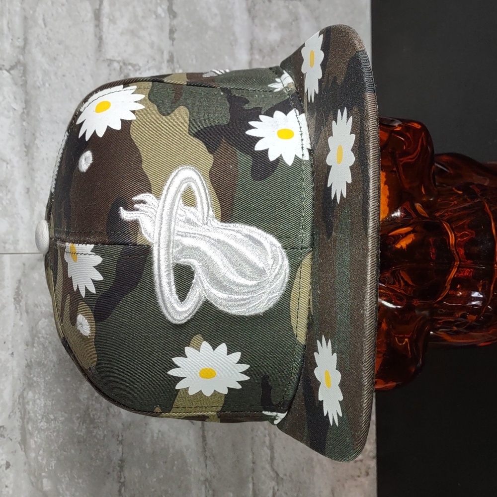 Adidas "Miami Heat" Daisy Camo Truckers Hat